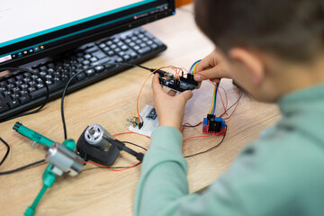 an engineer is engaged in the development and layout of electrical circuits