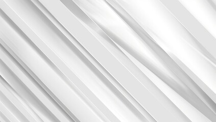 Obraz premium Abstract white background with diagonal lines and light grey color 