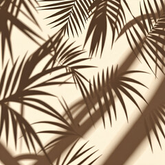 Obraz premium palm leaves background