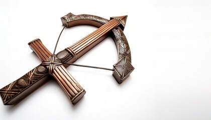 Astrological zodiac sign concept. Sagittarius the archer is the ninth sign of the zodiac is the period from about November 22 to about December 21. isolated on white background