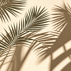 Obraz premium palm leaves background