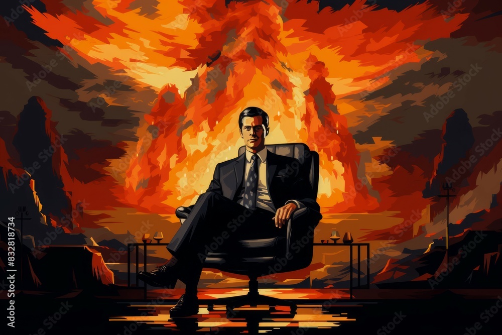 Canvas Prints a charismatic and influential diplomat, skilled in negotiation and resolving conflicts. - generative