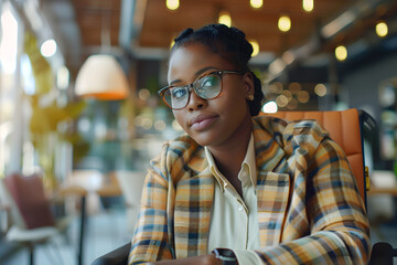 Obraz premium African-American woman inclusive leadership