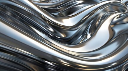 Abstract chrome Y2K fluid background. Grey liquid titanium surface metal futuristic texture.Mental health chromemorphism  modern aesthetic. Trendy  Brutalism