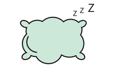 pillow icons set isolated on white background. pillow icon thin line outline linear pillow symbol for logo, web, app, UI. pillow icon simple sign.