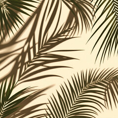 Obraz premium palm leaf pattern