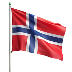 Fototapeta premium iceland waving flag set isolated on transparent background