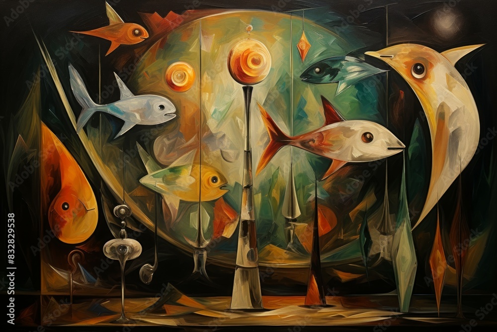 Wall mural a skilled and adaptable shape-shifter, assuming different forms to suit various situations. - genera