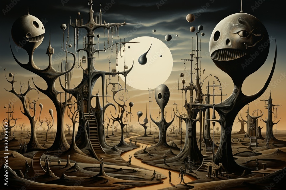 Wall mural a skilled and adaptable shape-shifter, assuming different forms to suit various situations. - genera