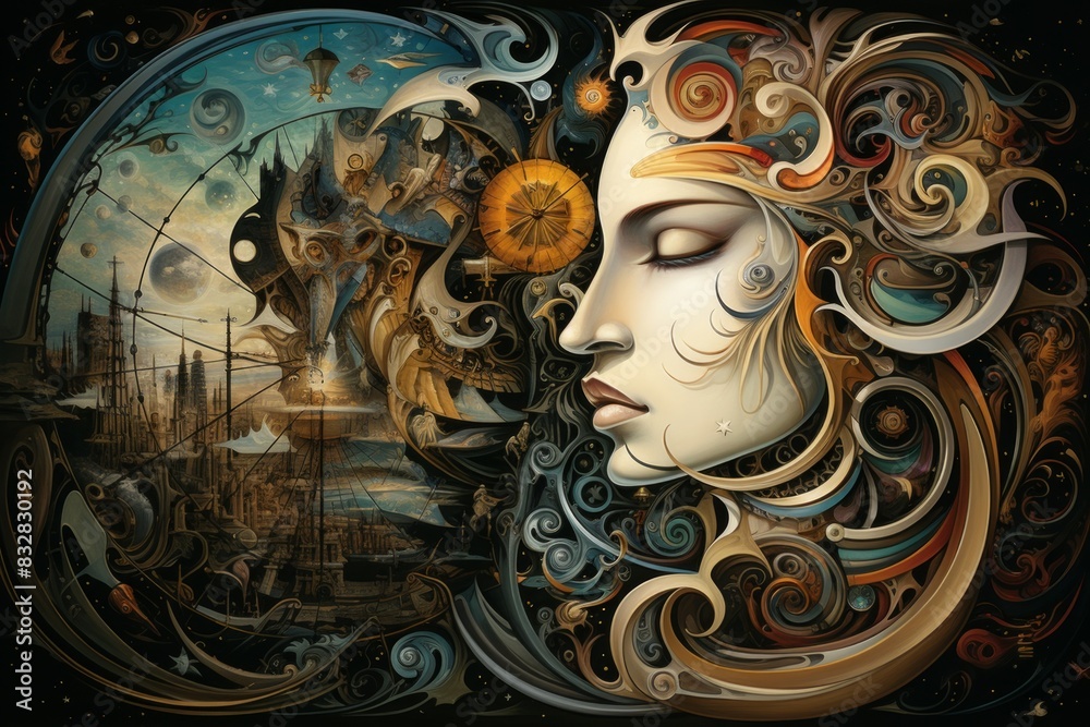 Wall mural a skilled and adaptable shape-shifter, assuming different forms to suit various situations. - genera