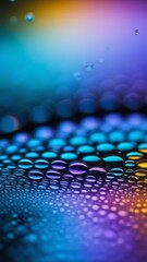 Fototapeta premium A collection of colorful glass spheres arranged in a pattern. The spheres are of different sizes and colors, creating a visually striking and dynamic composition