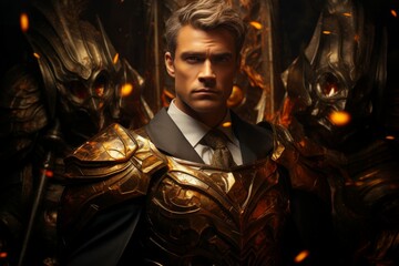 A virtuous and steadfast paladin, upholding justice and combating evil with unwavering resolve. - Generative AI