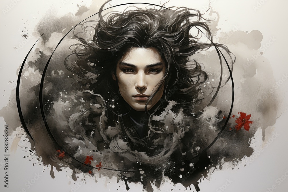 Wall mural a virtuous and steadfast paladin, upholding justice and combating evil with unwavering resolve. - ge