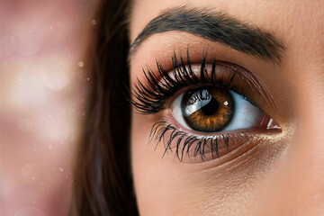 Fototapeta premium Close up Female Human eye
