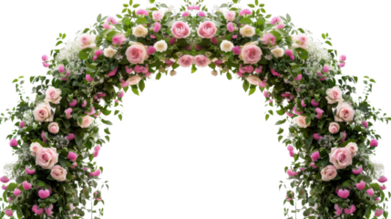 Wedding flower arch