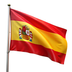 Fototapeta premium realistic 3d flag aragon