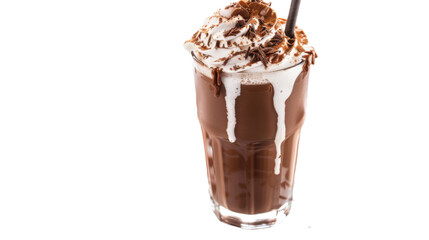 Chocolate milk shake 
