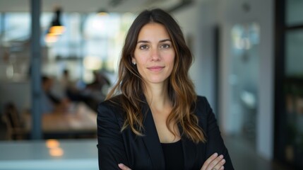 Business lady or businesswoman. Background with selective focus and copy space