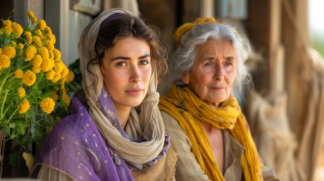 Rute e Noemi, sogra e nora, a hist&oacute;ria b&iacute;blica de ruth para serm&otilde;es