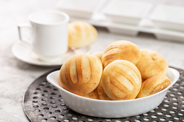 Delicious and nutritious almojabanas or pandebono, a food based on cassava flour and cheese
