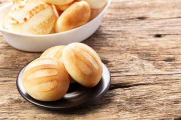 Delicious and nutritious almojabanas or pandebono, a food based on cassava flour and cheese