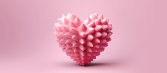 Fototapeta premium Heart pink background