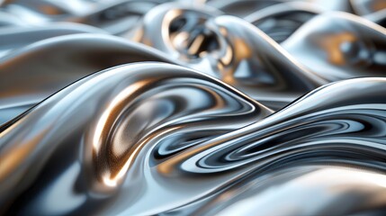 Abstract smooth grey silver surface, shiny stainless steel background, aluminum, chrome, iron texture and platinum theme.