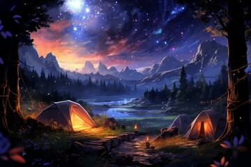 Camping - Generative AI