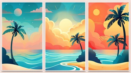 Obraz premium Summer concept background