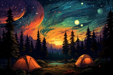 Camping - Generative AI