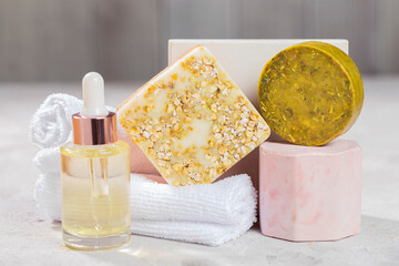 Handmade soap, made with natural skin care products