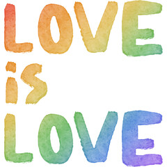 Pride month rainbow element love is love