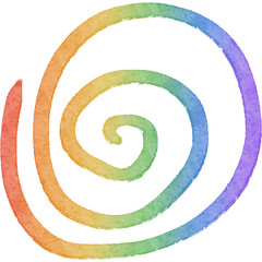Pride month rainbow element 
