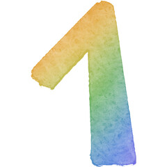 Pride month rainbow element number 1