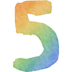 Pride month rainbow element number 5