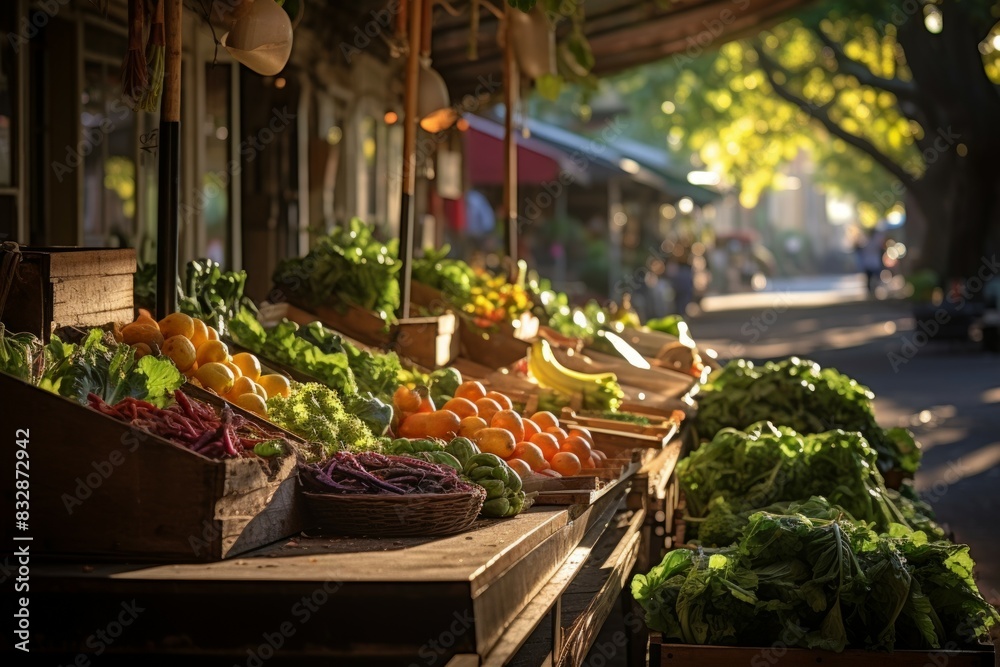 Poster Farmers' markets - Generative AI