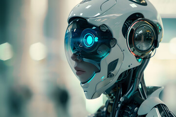 Fototapeta premium Futuristic robot