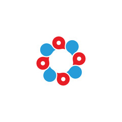 locations and water, decor geometric symbol simple logo vector