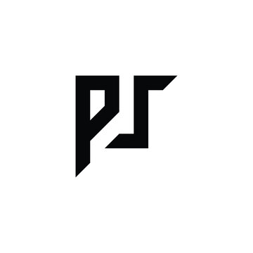 recommend clip art: letter Ps modern geometric symbol simple logo vector