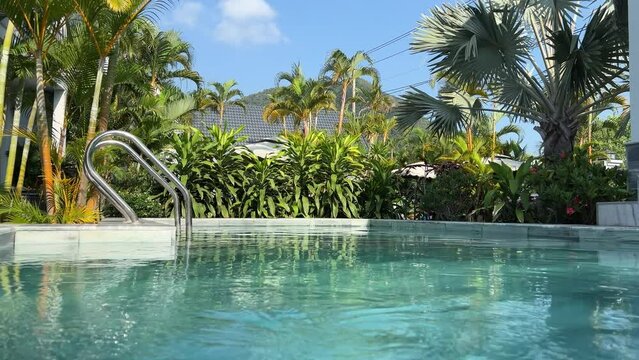 Outdoor swimming pool in hotel. resort