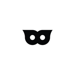 glasses, eye, epic geometric symbol simple logo vector