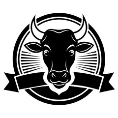 logo for meat restaurant silhouette

