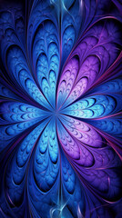 Abstract Image Pattern Background, Complex Fractal Designs in Shades, Texture, Wallpaper, Background, Cell Phone Cover and Screen, Smartphone, Computer, Laptop, 9:16 Format- PNG