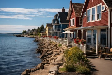 Seaside towns - Generative AI