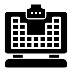 Fototapeta premium periodic table icon
