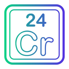 Fototapeta premium cromium icon