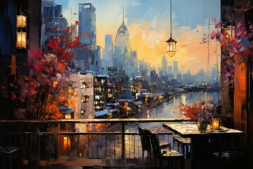 Rooftop views - Generative AI