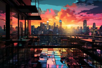 Rooftop views - Generative AI