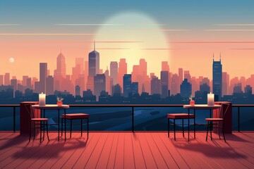 Rooftop views - Generative AI