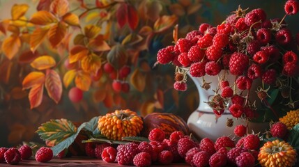 Fragrant Raspberry Variety and Autumn Harvest